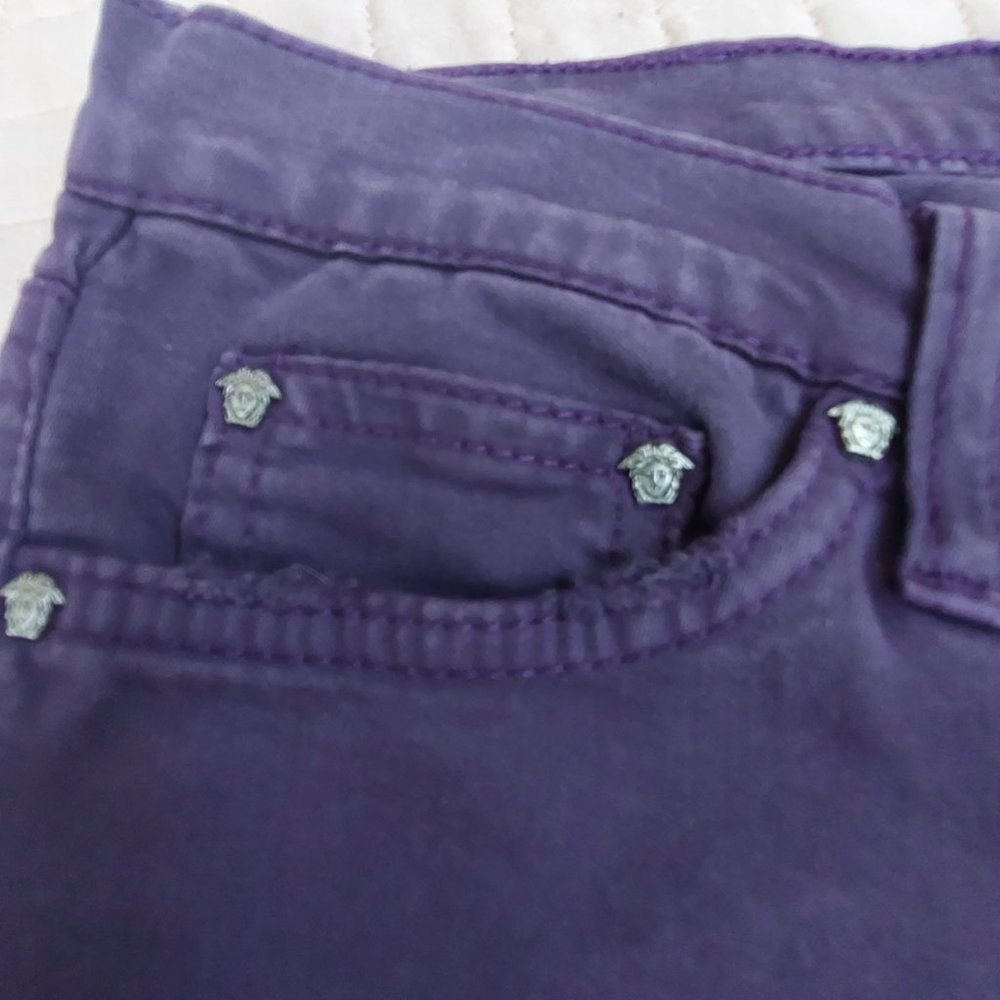Versace purple jeans